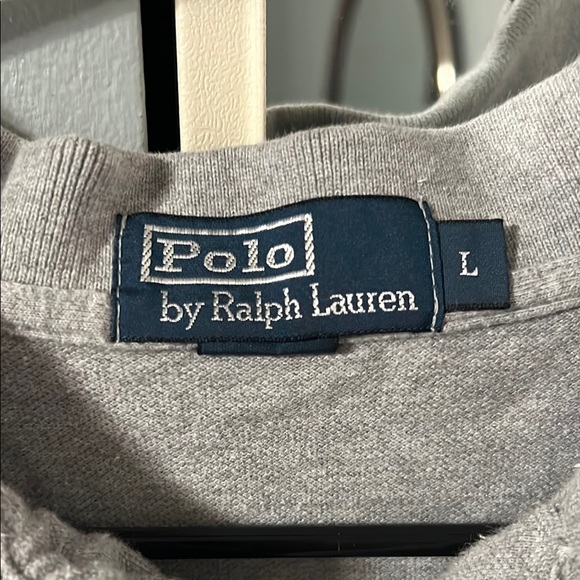 Polo by Ralph Lauren Men's Grey Polo Shirt - Picture 2 of 2